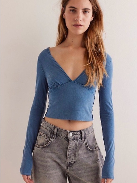 Free People Tops - Free People We The Free Ivy Long Sleeve Sz Large